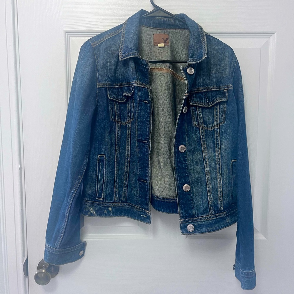 🦅 Vintage American Eagle Blue Denim/Jean Jacket